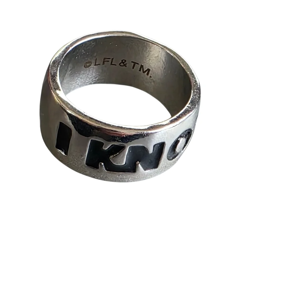 I Know Silver Statement Ring